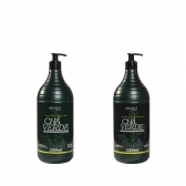 Kit Chá Verde Shampoo e Condicionador 1200ml - Linha Botânica