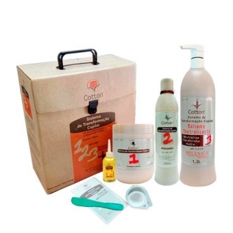 Kit Transformação para Alisamento - Linha Cotton