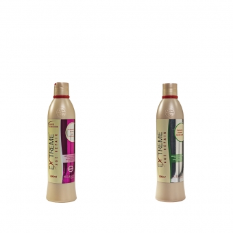 Kit Shampoo e Sérum Reconstrutor 500 ml - Linha Extreme