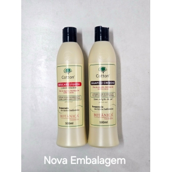 Kit Cotton Shampoo e Condicionador 500ml - Linha Cotton