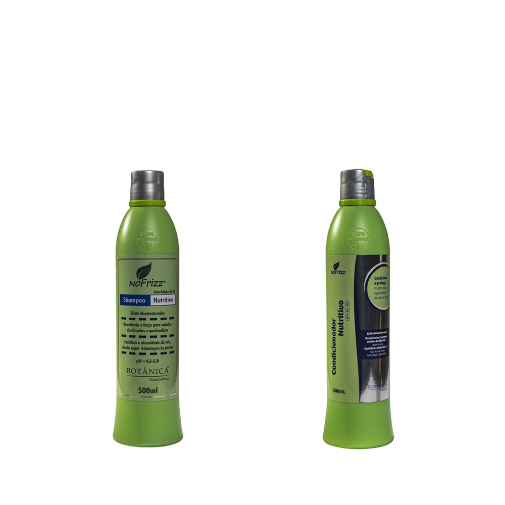 Kit Shampoo e Condicionador Nutritivo 500 ml - Linha NoFrizz